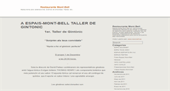 Desktop Screenshot of blog.mont-bell.es